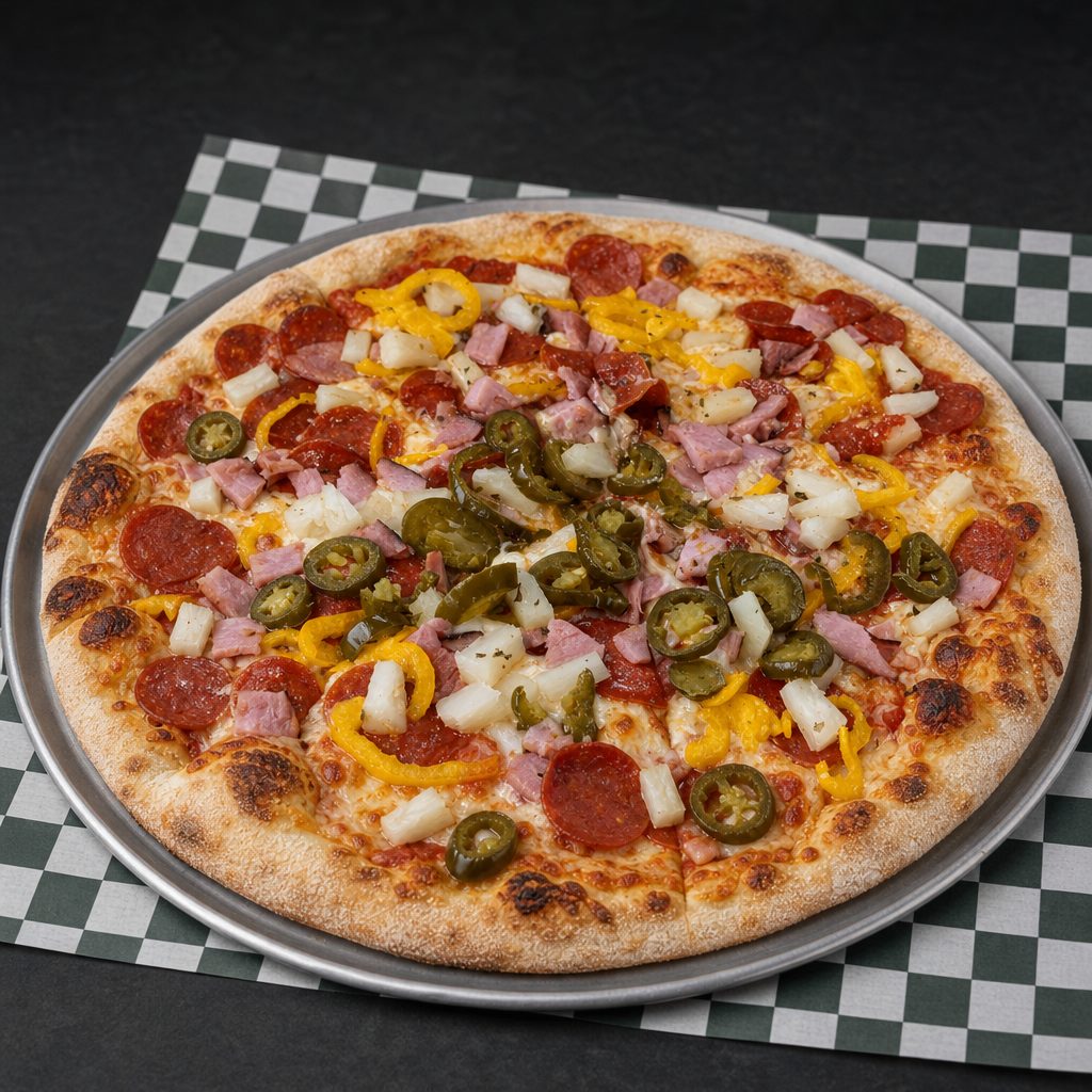 Hawaii Five O Pizza.